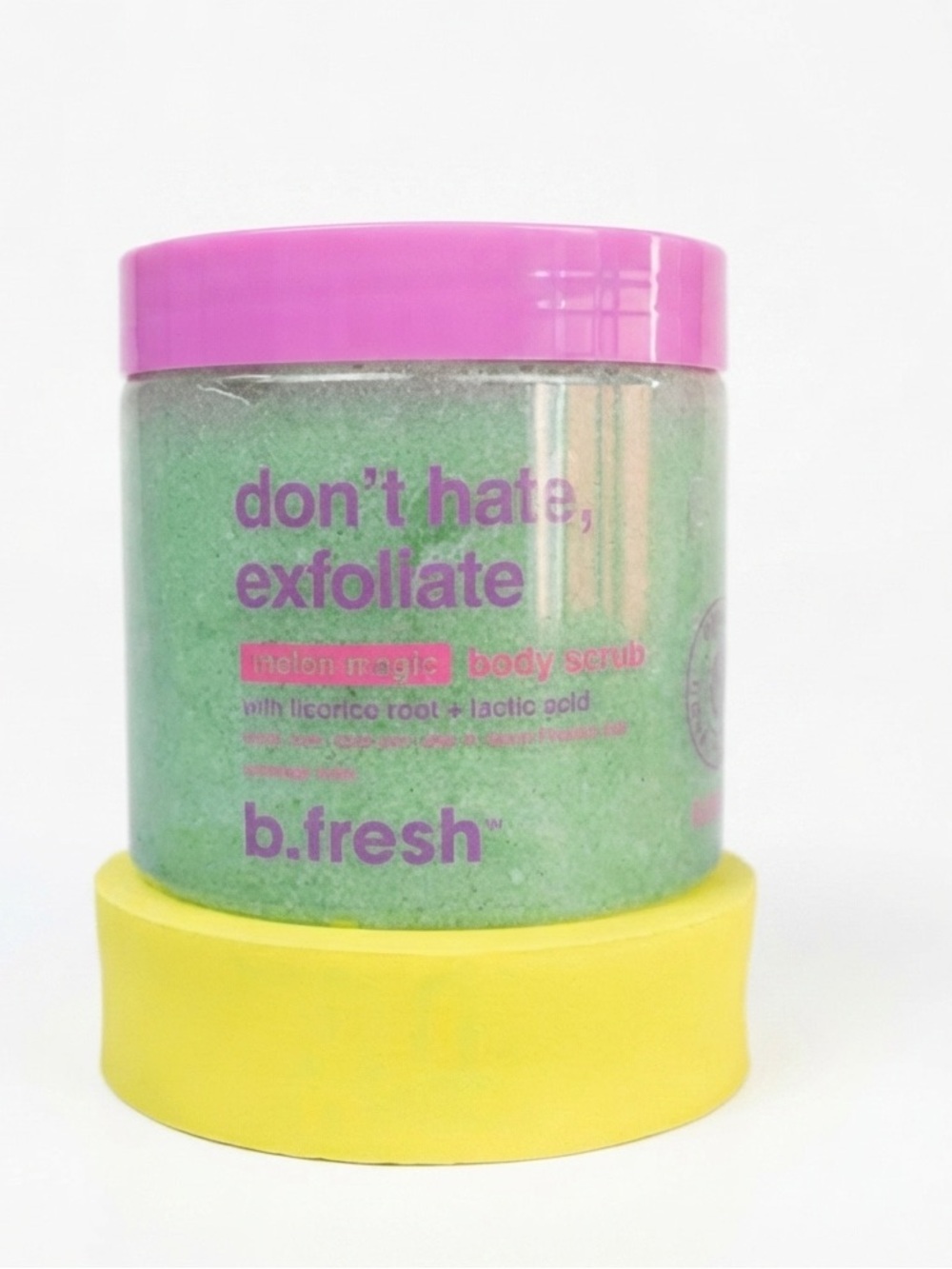 b. fresh Don’t Hate Exfoliate Melon Magic Sugar Scrub